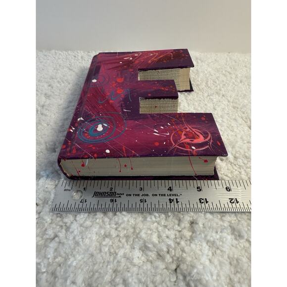 Leoma Lovegrove Painted and Autographed Letter “E” Book. FL Artist One Of A Kind - Picture 3 of 4